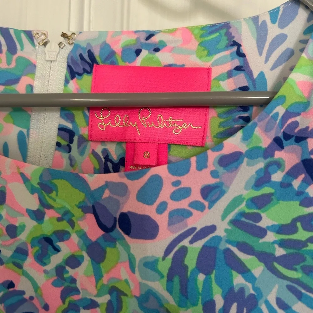 Floral Ruffle Sleeve Dress - Multicolor - Picture 4 of 4